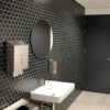 The Mosaic Factory - Hexagon mozaiek - Zwart - 51x59 - Afbeelding 2