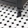 The Mosaic Factory - Wit en zwart  - Achthoek Mozaiek - Afbeelding 2