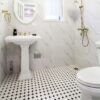The Mosaic Factory - Wit en zwart  - Achthoek Mozaiek - Afbeelding 3