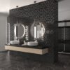 The Mosaic Factory - Hexagon Zwart - Glans & Mat - Afbeelding 3