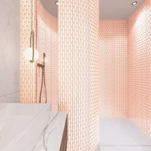 The Mosaic Factory - Roze - Kitkat Oval Mozaiek - Afbeelding 3