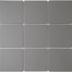 The Mosaic Factory - Vierkant 95x95 Donker Grijs - R11