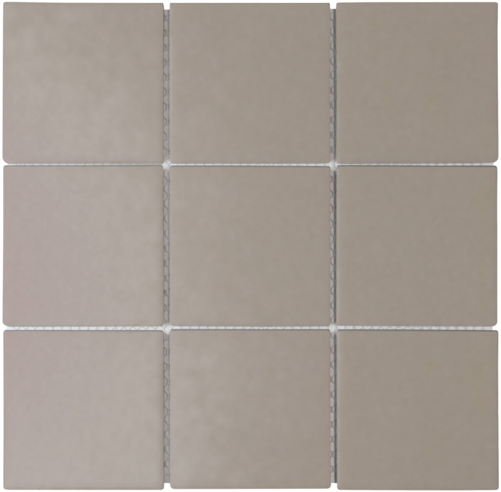 The Mosaic Factory - Grey Matt R11 - Square - 95x95
