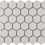 The Mosaic Factory  Café Latte Glossy - - Hexagon