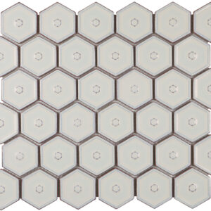 The Mosaic Factory - Café Latte Glossy - Hexagon