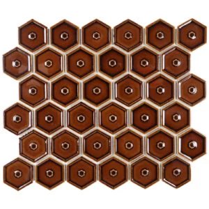 The Mosaic Factory - Crème Caramel - Hexagon