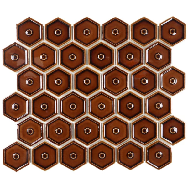 The Mosaic Factory  Crème Caramel - - Hexagon