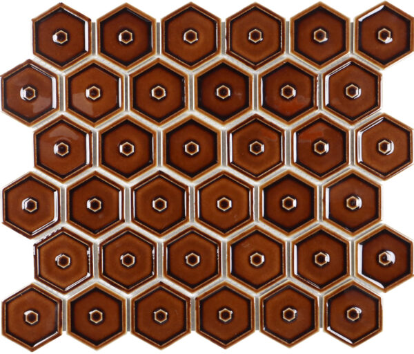 The Mosaic Factory  Crème Caramel - - Hexagon