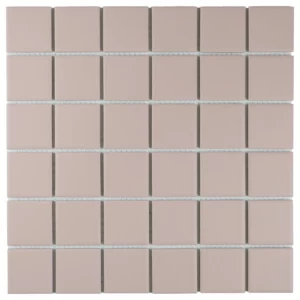 The Mosaic Factory - Vierkant Mat - R11 - Royal Peach - 48x48