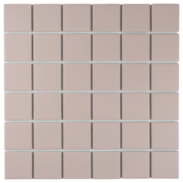 The Mosaic Factory - Vierkant Mat - R11 - Royal Peach - 48x48