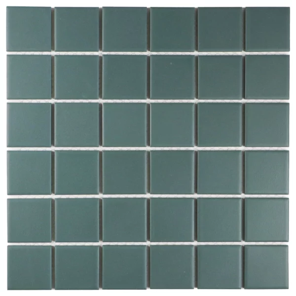 The Mosaic Factory - Vierkant Mat - R11 - Camo Green - 48x48